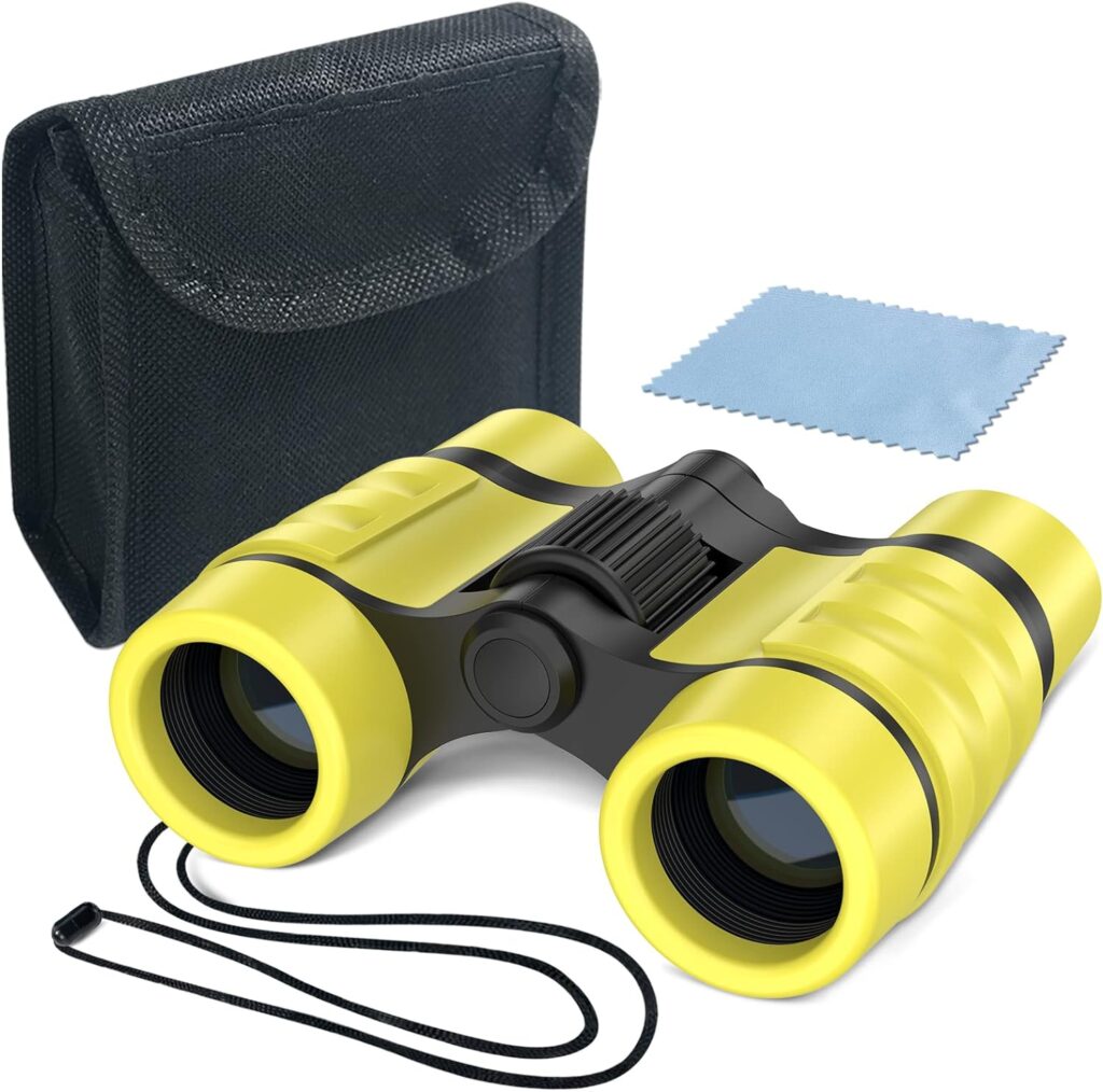 Binoculars for Kids Toy Gift for 3 4 5 6 7 8+ Year Old Boys Girls Kids Telescope Outdoor Toys for Sports and Outside Play Hiking, Bird Watching, Travel, Camping, Birthday Presents