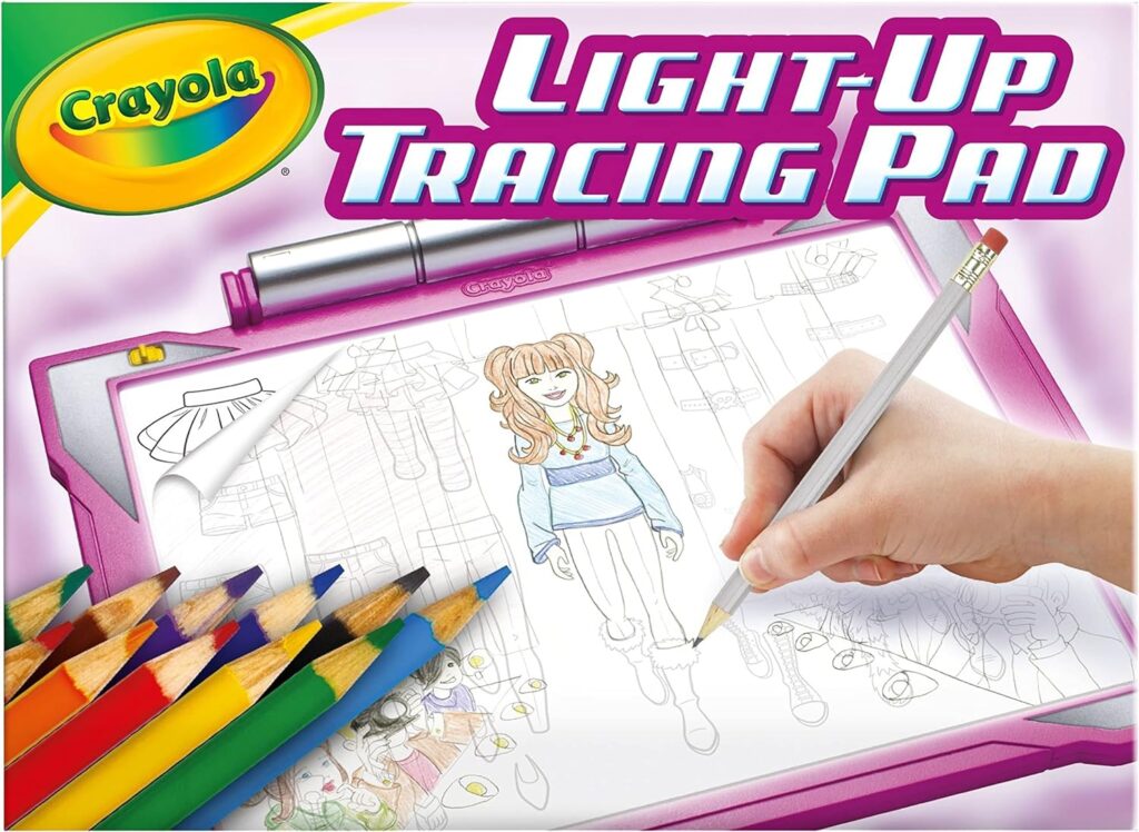 Crayola Light Up Tracing Pad - Pink, Drawing Pads for Kids, Kids Toys, Holiday  Birthday Gifts for Girls and Boys, Ages 6+ [Amazon Exclusive]