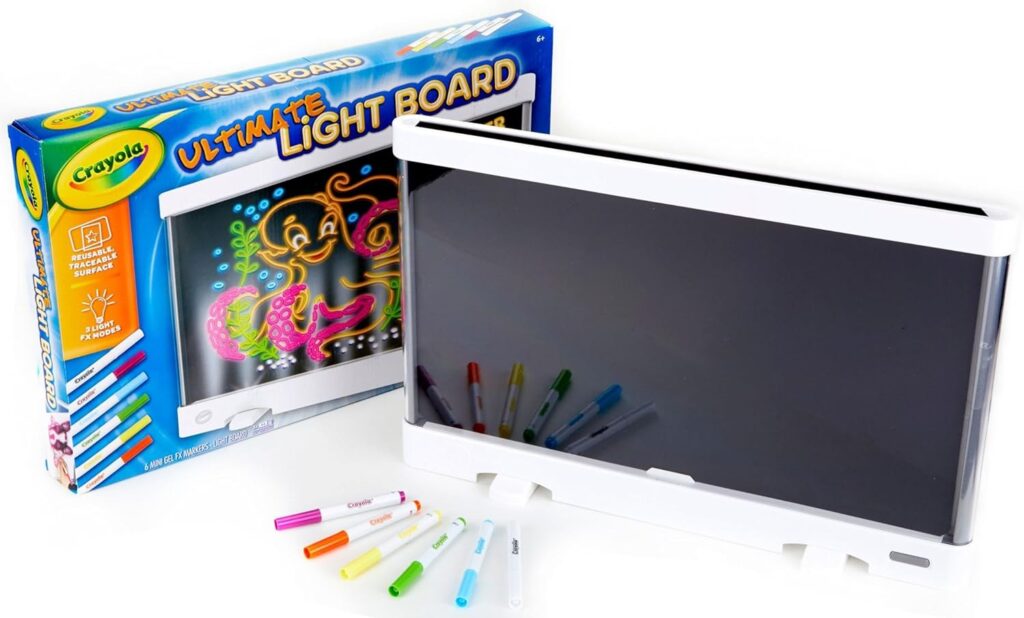 Crayola Ultimate Light Board - White, Kids Tracing  Drawing Board, Holiday  Birthday Gift for Boys  Girls, Toys, Ages 6, 7, 8
