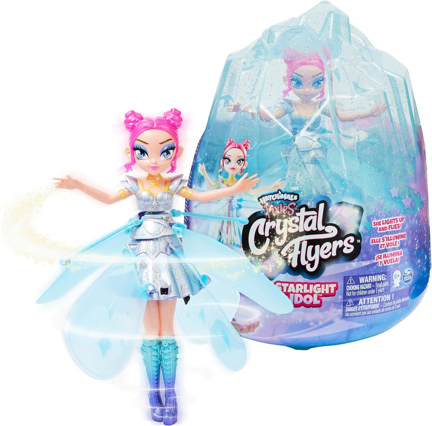 Read more about the article Hatchimals Pixies Crystal Flyers Starlight Idol Toy Review
