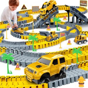 Read more about the article Kids Construction Toys 253 PCS Race Tracks Toy Review