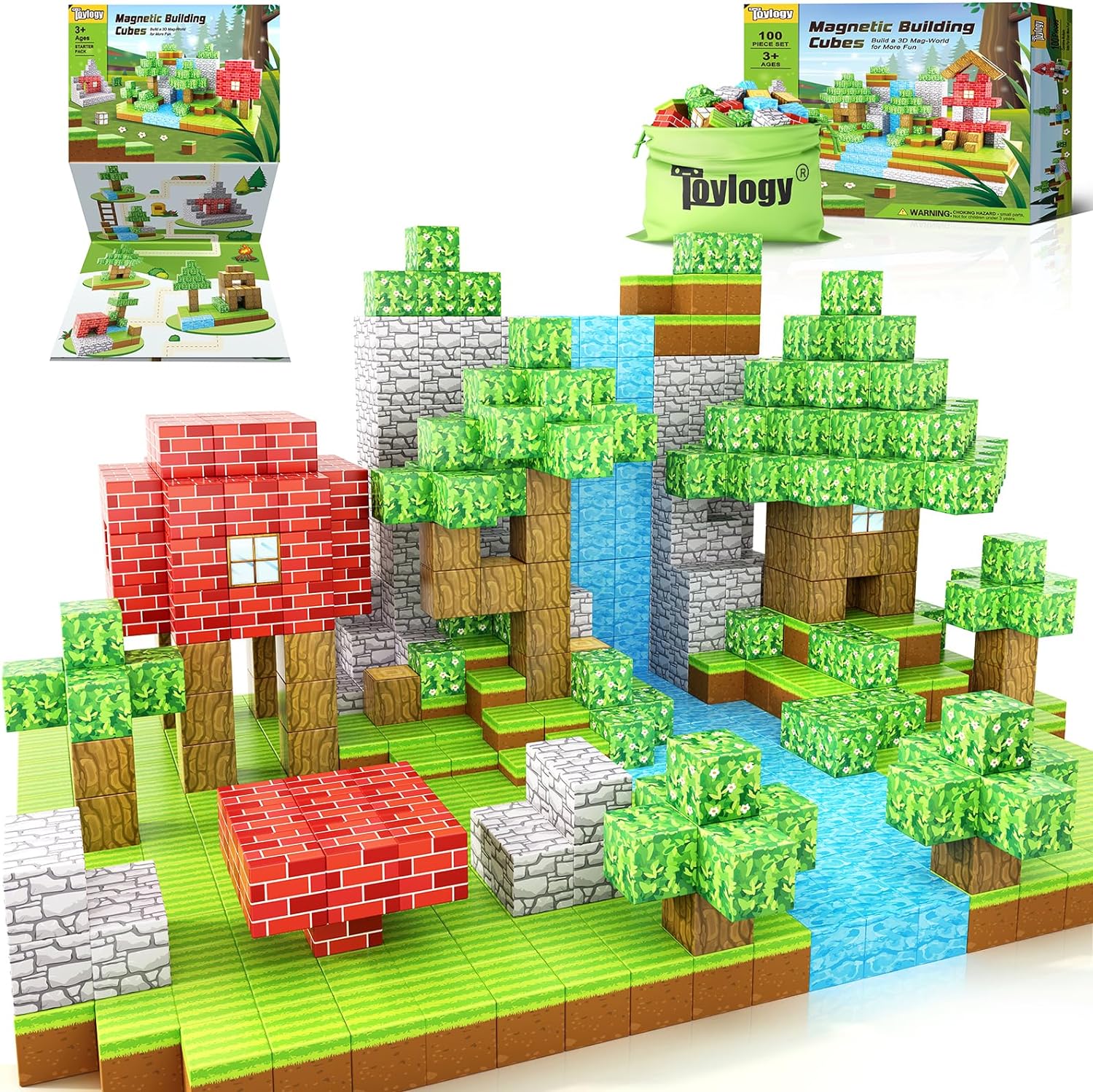 Read more about the article 100PCS Magnetic Blocks-Build Mine Magnet World Set Review