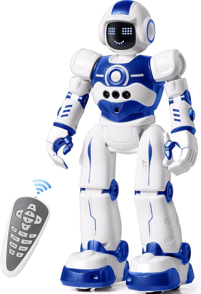 EduCuties Robot Toys for Kids,Programmable Remote Control Smart Walking Dancing Robot Toy Gift with Gesture  Sensing for Age 4 5 6 7 8 9 10 Year Old Boys for Birthday Gift Present